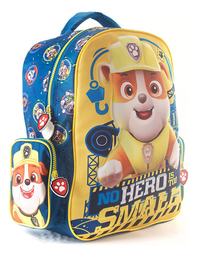 Mochila Paw Patrol 3d Legends Espalda 15 Amarillo