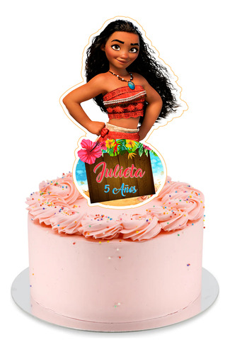 Cake Topper Moana Para Imprimir Digital