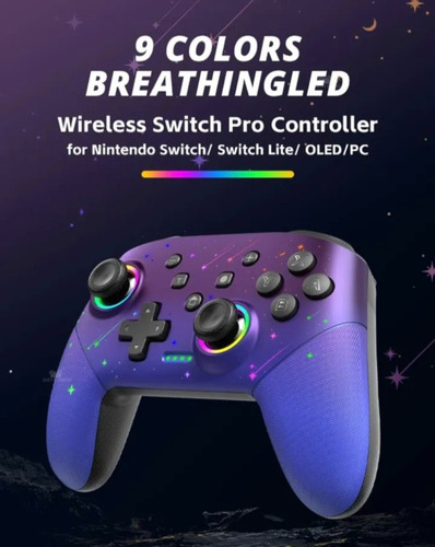 Control Pro Para Nintendo Switch Oled Lite Rgb Programable (Usado)