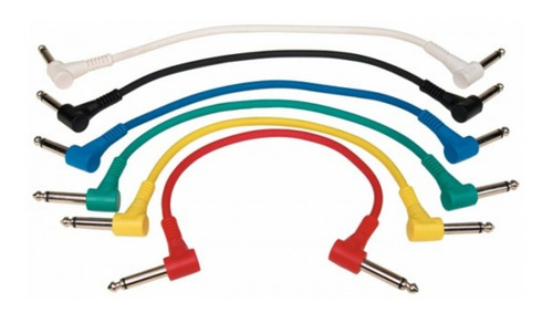 Cable Stagg Interpedal Ficha Angular Plug A Plug X Unidad
