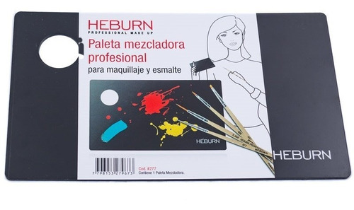 Heburn Paleta Mezcladora P/ Maquillaje Y Esmalte Cod 277