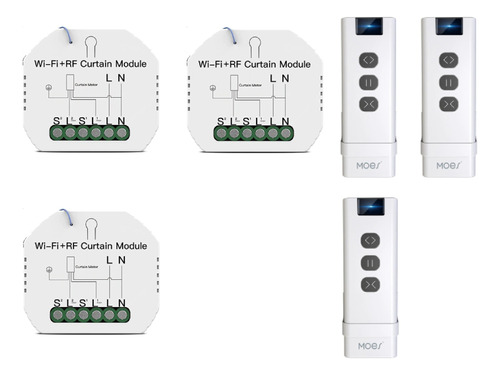 Interruptor De Cortina Wifi Alexa Google Home Casa Inteligen