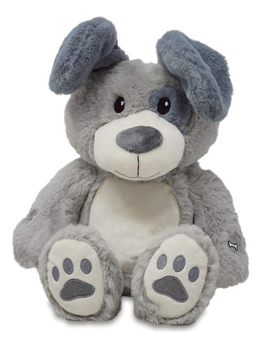 Cuddle Barn | Play Play Parker 11 Gray Puppy Animed Relleno