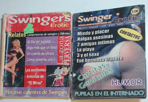 Revista Swinger Erotic (relatos) (precio Por Unidad)