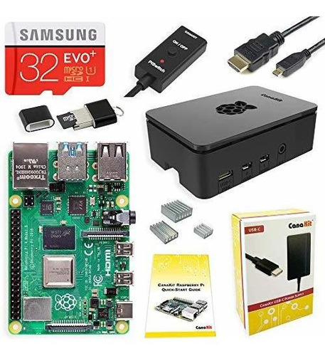 Canakit Raspberry Pi 4 4 Gb Kit De Inicio 4 Gb Ram