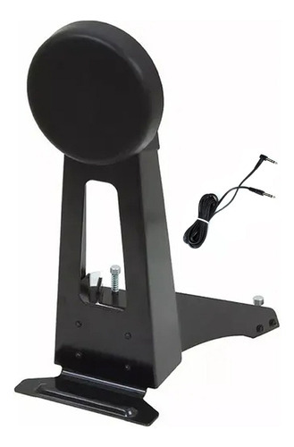 Pad De Bumbo Yamaha Kp65 Para Bateria Eletronica Com Cabo Cor Preto