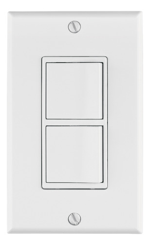 Placa Armada C/2 Interruptores Sencillos Línea Classic 3 Pzs 127v Blanco