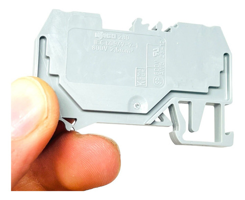 12 Pcs Wago 280 Iec 60947-7-1 Din Rail Mount Terminal Bl Eeh