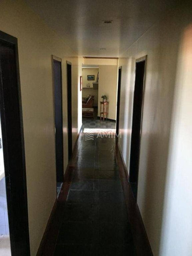 Excelente Casa Em Camboinhas, 8 Quartos Com 2 Suítes. 5 Vagas. Niterói/rj - Ca0668