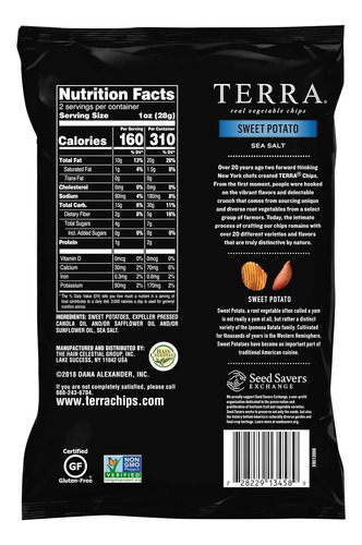 Chips De Verduras Terra, Batata Con Chips De Verduras Con Sa