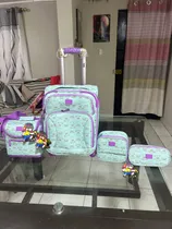Comprar Mochila Tigo Con Ruedas `+ Cartuchera Y Lonchera  + Neceser