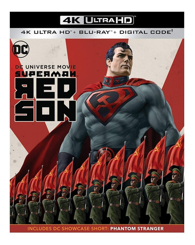 Película 4k + Blu-ray Original Dc Superman Red Son Hijo Rojo