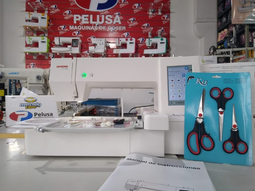 Imagen 2 de 7 de Bordadora Janome 400e + Tijeras + Hilos De Regalo!!!