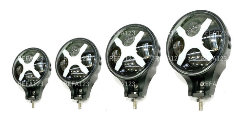 Faro Led Auxiliar 4x4 Jeep Camioneta Luz Dia Black X 4 Pza