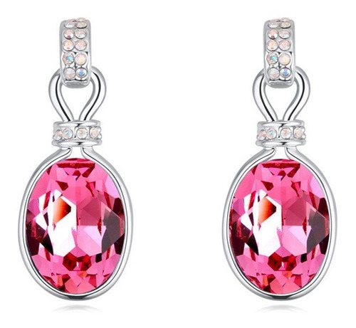 Aretes Con Cristales, Amor De Cristal Ac15-255