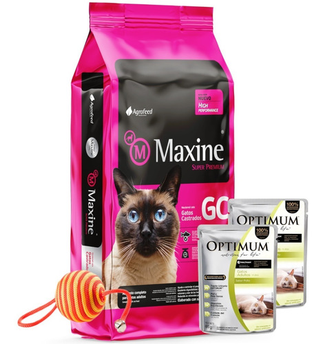 Alimento Gato Maxine Castrados 7,5 Kg + Promo!