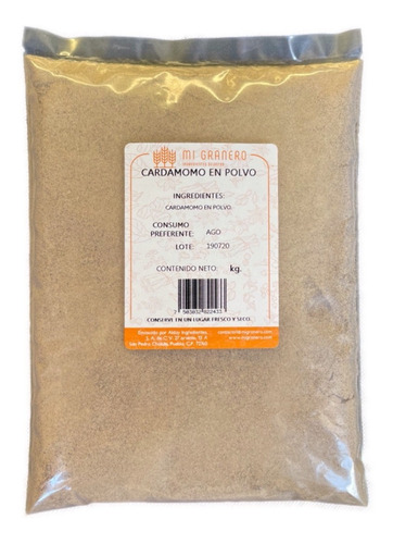 Cardamomo Molido En Polvo 1 Kg