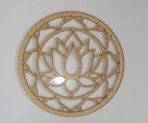 Mandala Flor De Loto Corte Laser