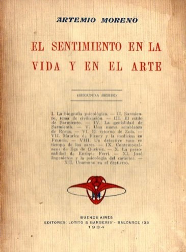 Artemio Moreno - El Sentimiento En La Vida Y En El Arte