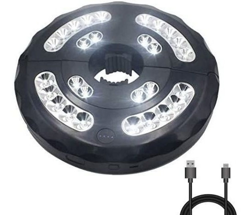 Paraguas Led Luz Patio Led Paraguas Luz Recargable Usb 4aa B