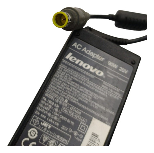 Cargador De Notebook 20v 4.5a 7.9x5.5 90w Para Lenovo 