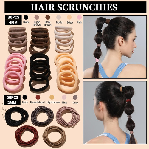 Fandamei Kit De Lazos Para El Cabello, Ligas Para El Cabello