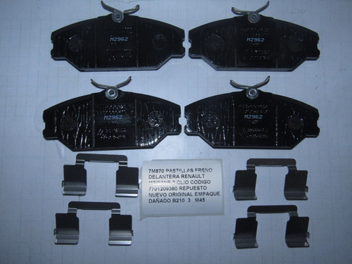 Pastillas Freno Delantera Renault Megane 2 Clio 7701209380