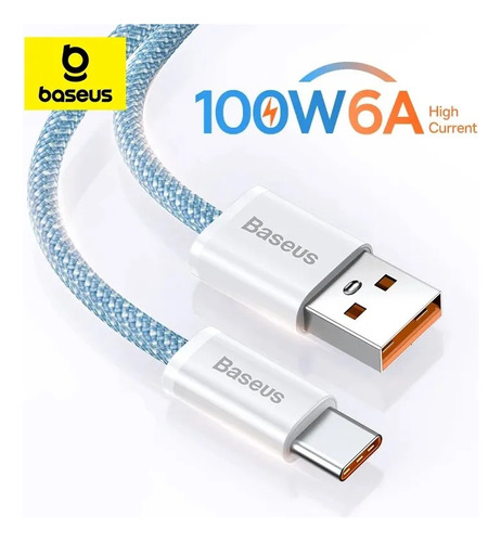 Cable Usb C A Usb C 100w Carga Rápida Marca Baseus 