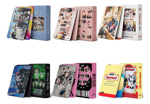 6 Paquetes Photocard De Stray Kids (330 Piezas) Kpop Mayoreo