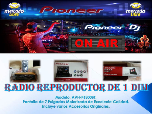 Imagen 2 de 6 de Reproductor Pantalla, Dvd De 7 Pionner Ahv-6300 Bt