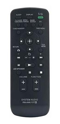 Control Remoto - Rm-amu137 Replaced Remote Fit For Sony Home