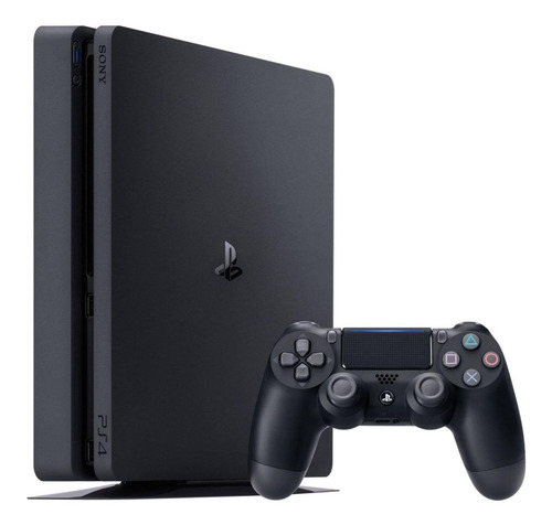 Imagen 1 de 4 de Sony PlayStation 4 Slim 1TB Hits Bundle: God of War/Horizon Zero Dawn Complete Edition/Shadow of the Colossus color negro azabache