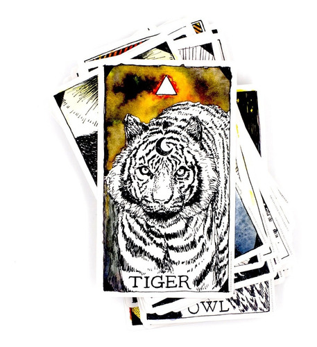 Imagen 5 de 10 de Mazo + Libro The Wild Unknown Animal Spirit / Kim Krans