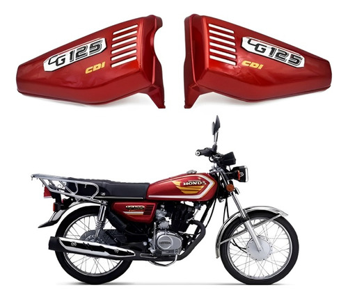 Cubiertas Laterales Rojas Honda Cg125 Italika Ex125 Ft125