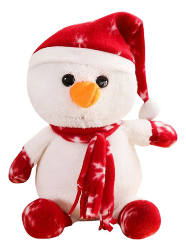 Juguete De Peluche Navideño Con Forma De Muñeco De Nieve De