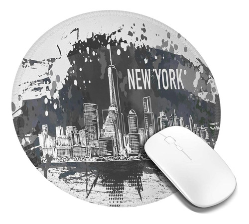 Almohadilla De Mouse New York Pads Para Escritorio Con Una C