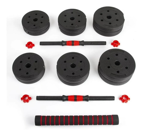 Set De Mancuernas 20kg / 40 Lb Ajustable Pesas Discos