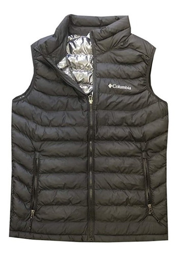 Parka Columbia White Out Vest - Hombre Talla M Black