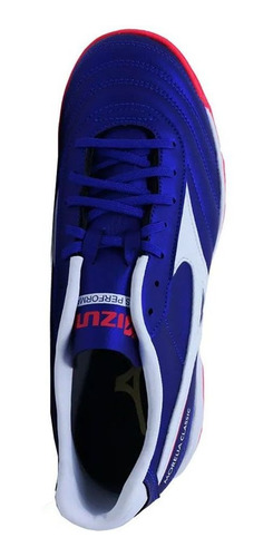 Chuteira Society Mizuno Morelia Classic As - Masculino - Azu