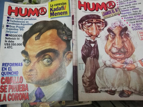 Lote De 10 Revistas Humor (año 83a94). Muy Bueno