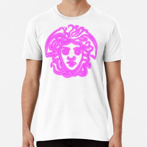 Remera Neon Medusa - Escultura De La Mitología Griega Reinve