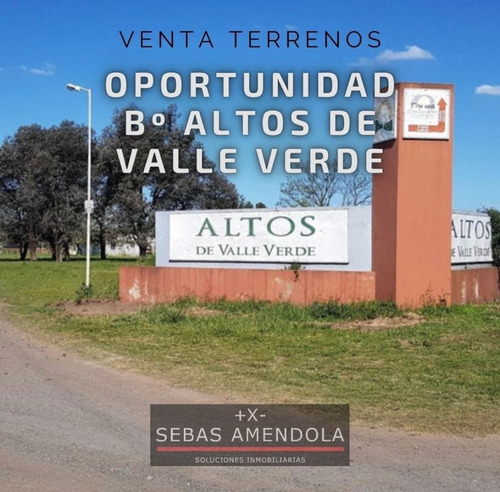 Altos De Valle Verde - Ultimos Lotes Con Gas Natural