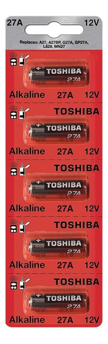 Pila Toshiba Alcalina 27a 12v X1 Cámara Control Remoto