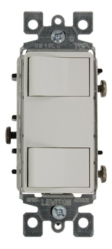 Leviton 1754-ilw 15 Amp, 120 Voltios, Interruptores Individu