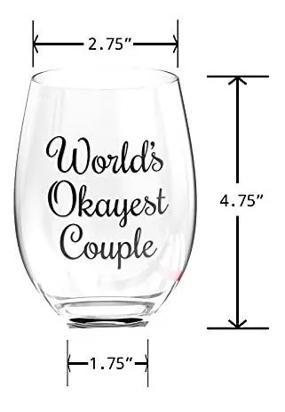 Copas De Vino Sin Tallo (las Copas De Pareja Más Buenas Del