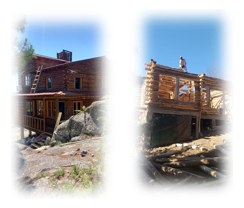Construcción De Cabañas De Tronco