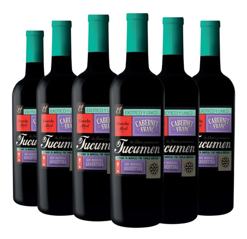 Vino Tucumen Reserva Cabernet Franc Caja X 6 X 750ml. 