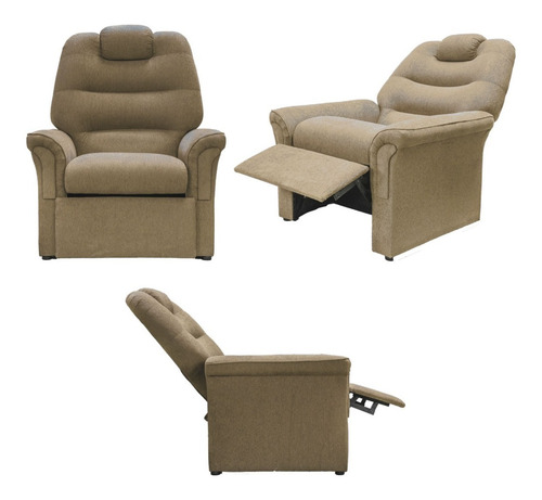 Sillon Reclinable Tela Chenille X 2 Unidades Envio Gratis