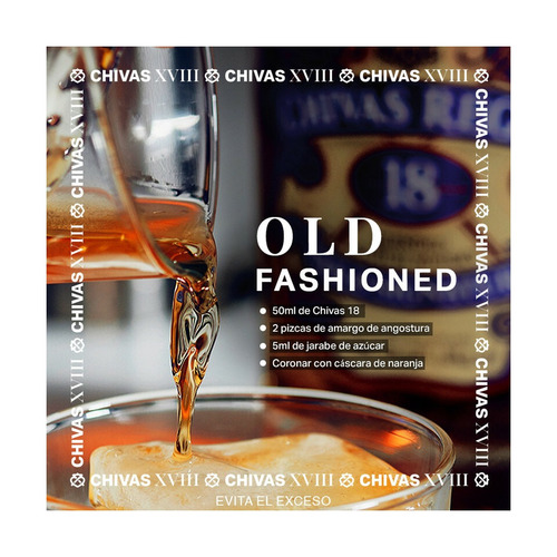 Whisky Chivas Regal 18 años Scotch escocés 750 mL