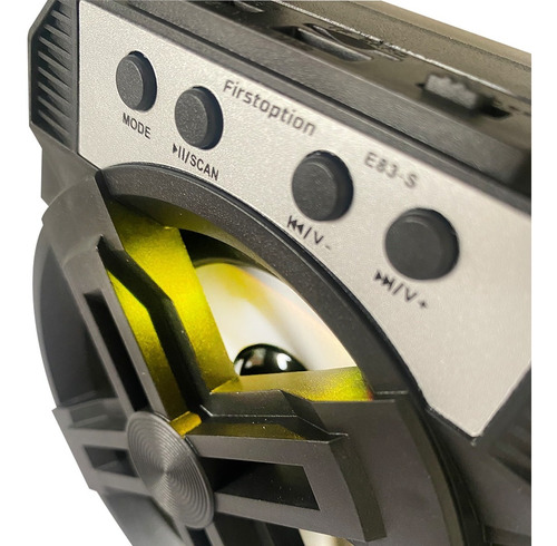 Imagem 3 de 8 de Caixa De Som Bluetooth Amplificada Portátil Mp3 Usb Sd E83s Cor Preto Voltagem 110v/220v